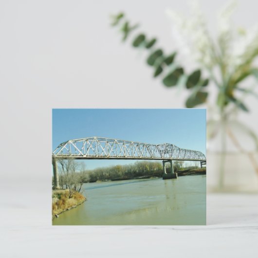 Iron Truss Bridge Postkarte (Stehend Vorderseite)