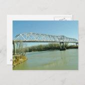 Iron Truss Bridge Postkarte (Vorne/Hinten)