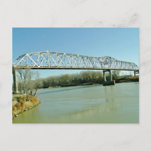 Iron Truss Bridge Postkarte (Vorderseite)