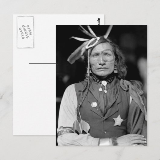 Iron White Man: 1900 Postkarte (Vorne/Hinten)