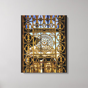 Iron Window Art Leinwanddruck