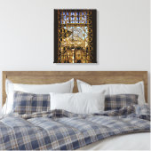 Iron Window Art Leinwanddruck (Insitu (Schlafzimmer))