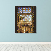 Iron Window Art Leinwanddruck (Insitu (Holzboden))
