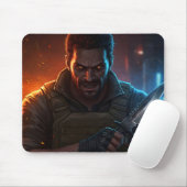 Iron Wolf Mousepad (Mit Mouse)