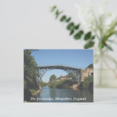 Ironbridge Shropshire Postkarte (Stehend Vorderseite)