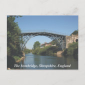 Ironbridge Shropshire Postkarte (Vorderseite)