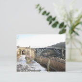 Ironbridge, Telford, Shropshire, UK Postkarte (Stehend Vorderseite)