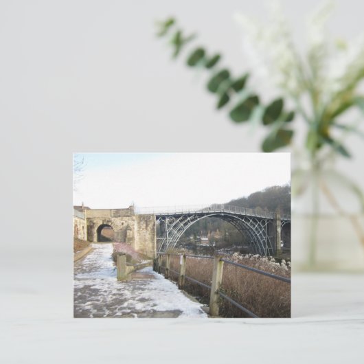 Ironbridge, Telford, Shropshire, UK Postkarte (Stehend Vorderseite)