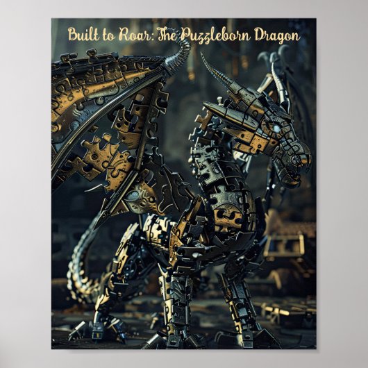 Ironclad Dragon Puzzle Poster (Vorne)