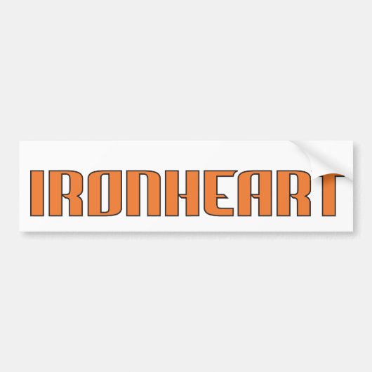 Ironheart Autoaufkleber (Vorne)