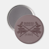 Ironhill-Zwerge-Movie-Symbol Magnet (Vorderseite/Rückseite)