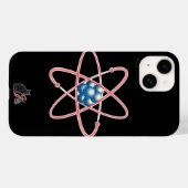 Ironic Atomic Case-Mate iPhone Hülle (Rückseite (Horizontal))
