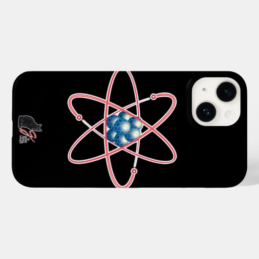 Ironic Atomic Case-Mate iPhone Hülle (Rückseite (Horizontal))