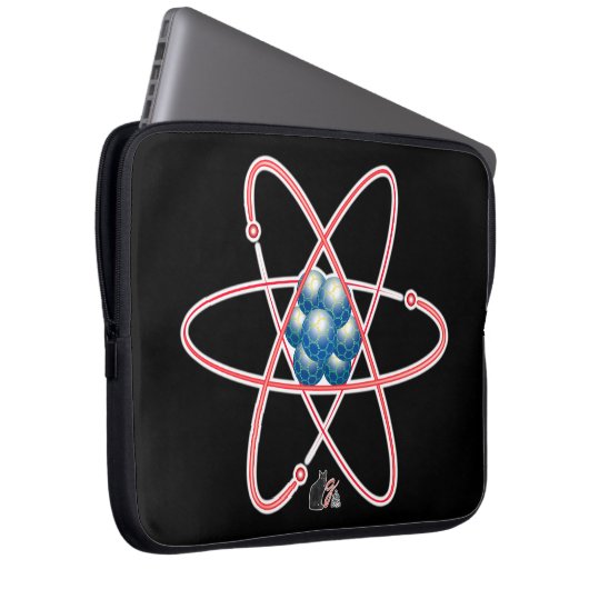 Ironic Atomic Laptopschutzhülle (Vorne Rechts)