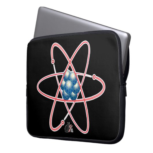 Ironic Atomic Laptopschutzhülle (Vorderseite Links)
