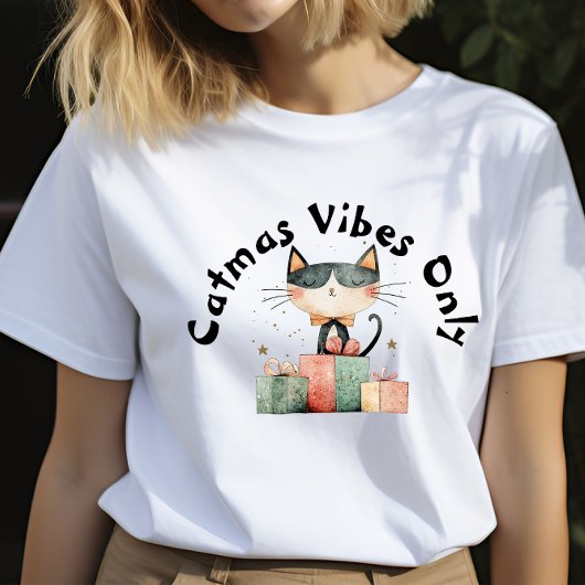 Ironic Cat Mama Weihnachtsgeschenk T - Shirt