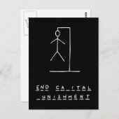 Ironic Hangman Postkarte (Vorne/Hinten)