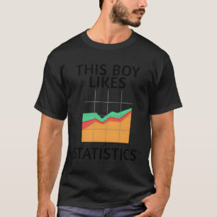 Ironic Sprichwort Boy mag Data Statistician Nerd T-Shirt