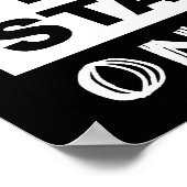 Ironic Statement Funny Print Poster Spaß (Ecke)