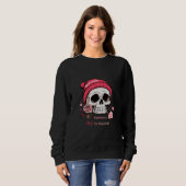 Ironic Valentine Skull Sweatshirt (Vorne ganz)