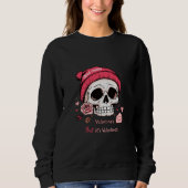 Ironic Valentine Skull Sweatshirt (Vorderseite)