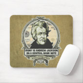 Ironie auf einer zentralen Banknote Mousepad (Mit Mouse)