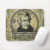 Ironie auf einer zentralen Banknote Mousepad (Mit Mouse)