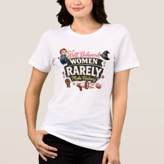Ironie-Burnout-T-Shirt zum Frauentag Tri-Blend Shirt