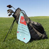 Ironie des Golftuchs Golfhandtuch (Gras)