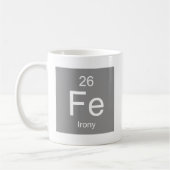 Ironie-Element-Tasse Kaffeetasse (Links)