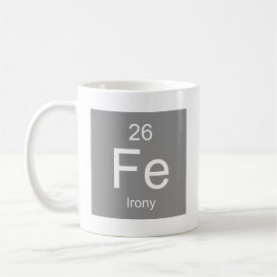 Ironie-Element-Tasse Kaffeetasse