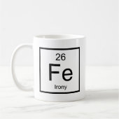 Ironie-Element-Tasse Kaffeetasse (Links)