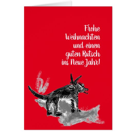 Ironie-Hundedesign-Karten (Vorne)