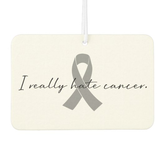 Ironie I heilt Krebs wirklich | Jede Farbleiste Autolufterfrischer (Vorderseite)