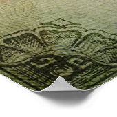 Ironie ist Jackson auf einer Zentralbank Note Prin Poster (Ecke)