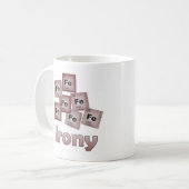 Ironie Kaffeetasse (Vorderseite Links)