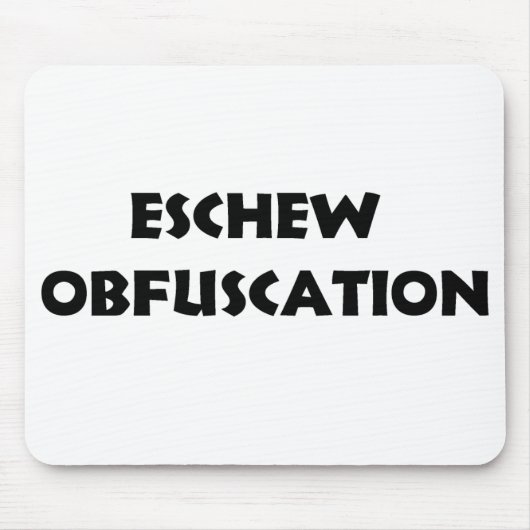 Ironie-Mausunterlage Mousepad (Vorne)