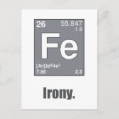Ironie Postkarte (Vorderseite)