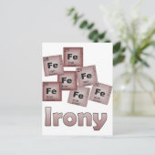 Ironie Postkarte (Stehend Vorderseite)