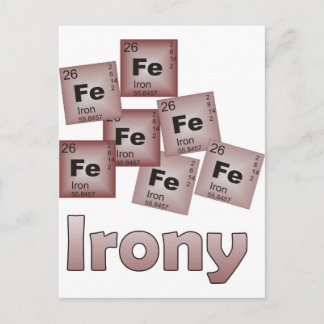 Ironie Postkarte