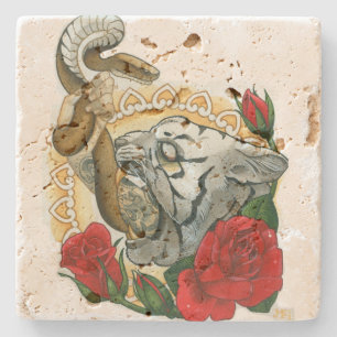 "Ironie " Steinuntersetzer