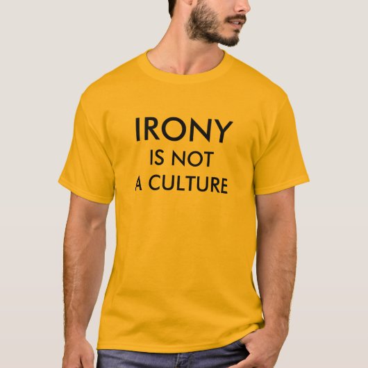 Ironie T-Shirt (Vorderseite)