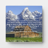 Ironien des Lebens Inspiration Fotoplatte (Vorderseite)