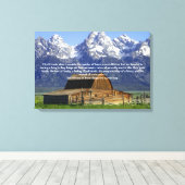 Ironien des Lebens Inspiration Leinwanddruck (Insitu (Holzboden))