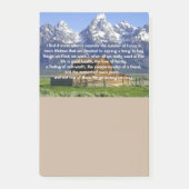 Ironien des Lebens Inspiration Post-it Klebezettel (Vorderseite)