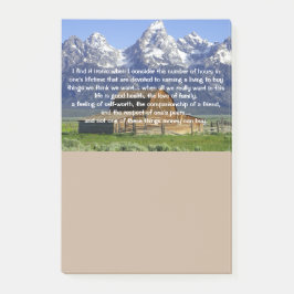 Ironien des Lebens Inspiration Post-it Klebezettel