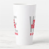 Ironisch stehen wir zusammen, indem wir voneinande milchtasse (Vorderseite)