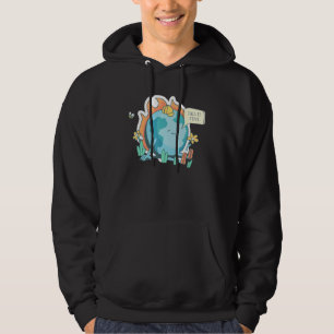 Ironische Erklärung über den Klimawandel Hoodie