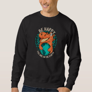 Ironische Erklärung zum Klimawandel durch ein Dino Sweatshirt
