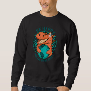 Ironische Erklärung zum Klimawandel durch ein Dino Sweatshirt